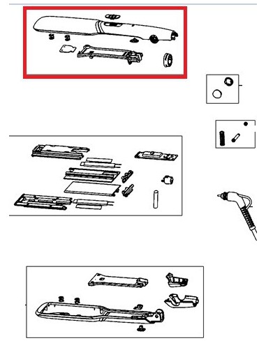 Boitier Supérieur pour Lisseur ROWENTA