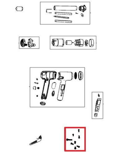Kit Vis pour Fer à Boucler ROWENTA