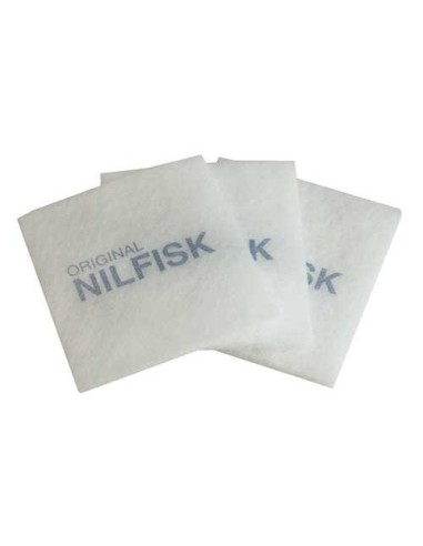 Lot de 3 Pré-Filtres Moteur pour Aspirateurs Nilfisk