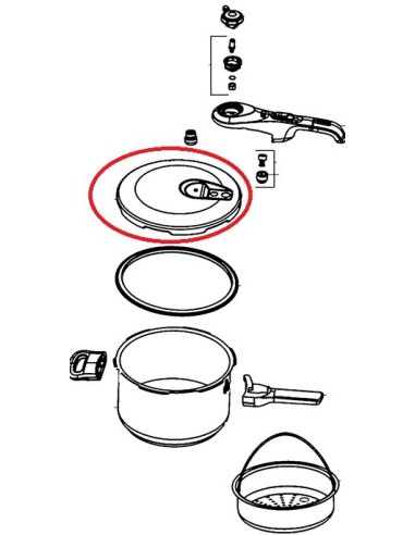 Couvercle pour Cocotte Secure 5 neo 3L TEFAL