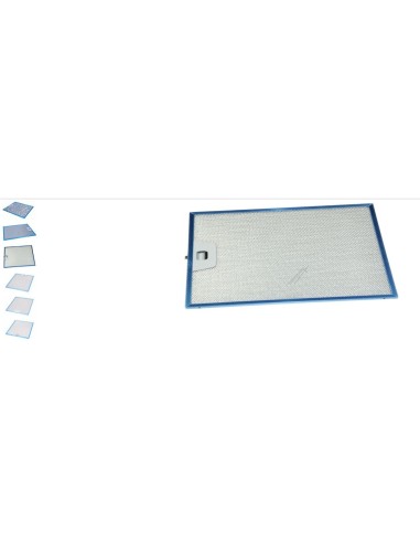 Filtre Métallique Anti Graisse  243  300 × 252 × 7 mm pour Hotte FRANKE Roblin