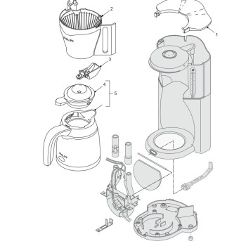 Porte Filtre pour Cafetière HD7546 Philips