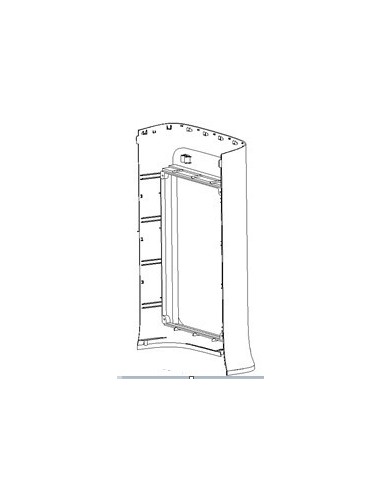 Demi Boitier Arriére Blanc pour Purificateur d'Air NANOCAPTUR ROWENTA