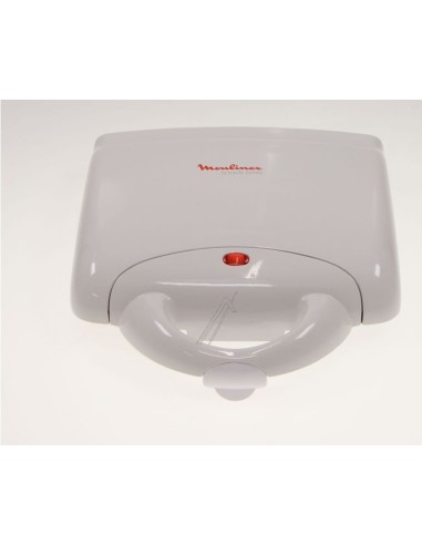 Coque Supérieure Blanc Complet pour Gaufrier Snack Time Serie 1 / Serie 2 Moulinex