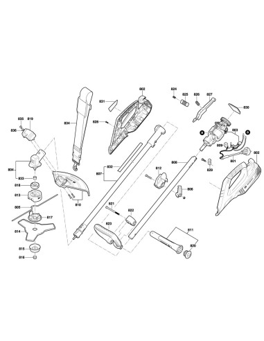Tube pour Coupe Bordure BOSCH