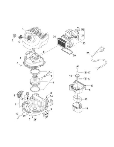 Flux d'Air pour Aspirateur Eau & Poussière  Karcher