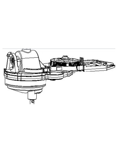 Réducteur Assemble pour Robot i Coach Touch Noir Moulinex