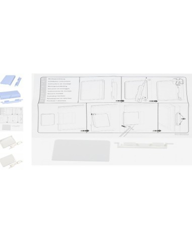 Kit Poignée Portillon Freezer 100mmX65mm pour Réfrigérateur LIEBHERR