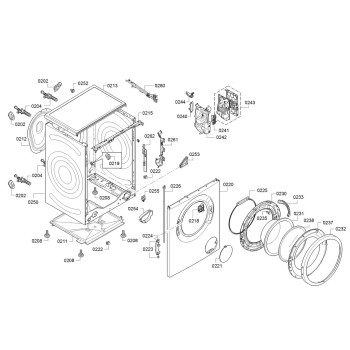 Séparateur pour Machine à Laver SIEMENS