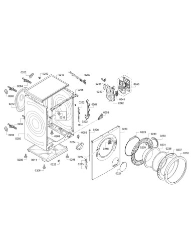 Cadre Hublot pour Machine à Laver SIEMENS