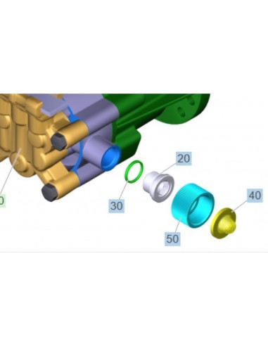 ecrou Connecteur de tuyau d'arrosage pour Nettoyeur Haute Pression Eau Froide Thermique KARCHER