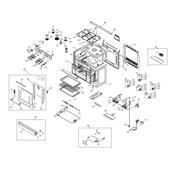 Bougie 1200mm pour Cuisiniére AIRLUX