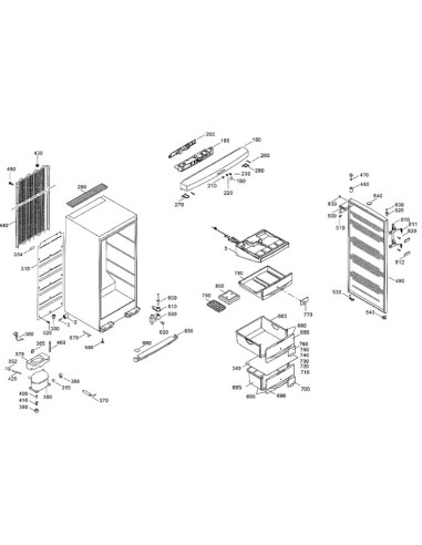 Compresseur 220 240V pour Réfrigérateur GN2853 Liebherr