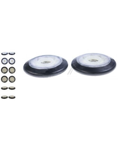 Ensemble 2 Galet Tambour pour Machine à Laver LG