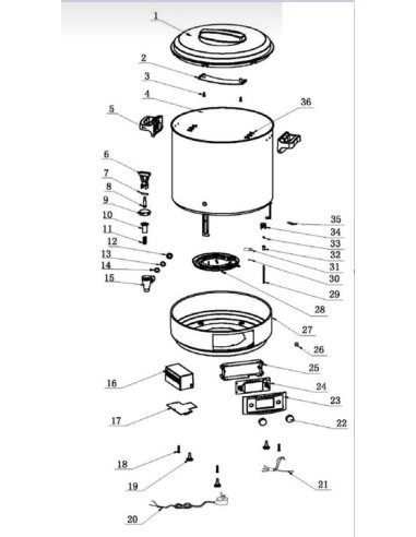 Sécurité+ tige de réamaniment pour Stérilisateur KCPST31LCDIX KITCHENCHEF