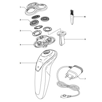 Tête de Rasage pour Rasoir PHILIPS