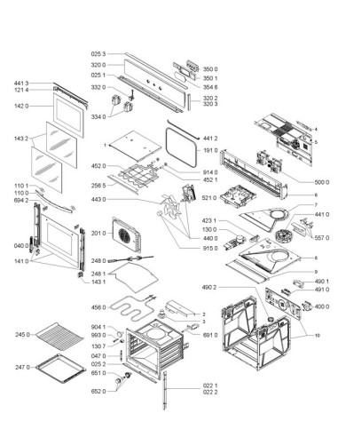 Joint Tour de Porte 32 clips pour Four WHIRLPOOL IKEA 
