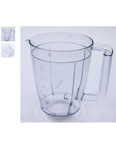 Plastique Bol Mixeur Noir pour Blender PHILIPS