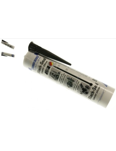Colle Silicone Haute Température Noire +280C 310 ML