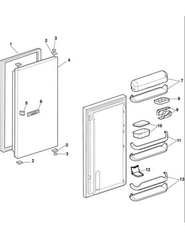 Joint Porte  Evaporateur  450X187 pour...