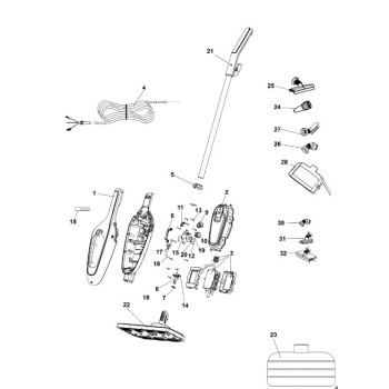 Sortie Ensemble Pompe pour Balai Vapeur BLACK & DECKER