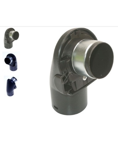 Taraud Coude diametre 35mm Anthracite pour Aspirateur MIELE