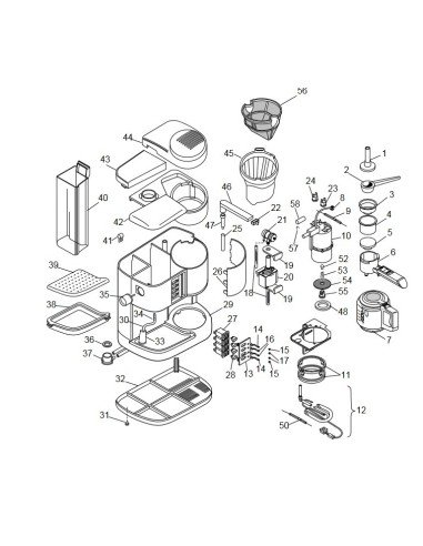 Bouton Poussoir pour Cafetiere DELONGHI