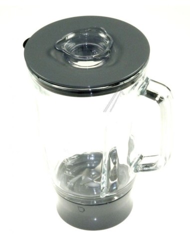 Blender Gris en Verre 1,5L pour Robot Multifonction et Mini-Hachoirs KENWOOD