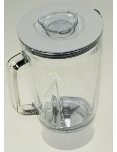 Blender Mixer Blanc en Verre 1,5L pour Robots Multifonctions KENWOOD