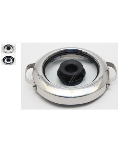 Couvercle Inox + Joint pour Robot Multifonction Companion Moulinex