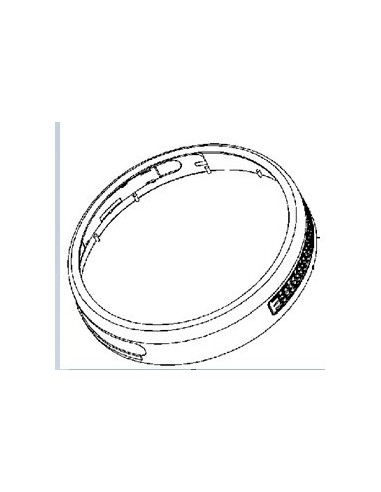 Bumper Complet Noir pour Aspirateur Robot X-PLORER SERIE 75 ROWENTA