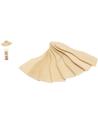 Lot de 8 Spatules en Bois pour Pierrade RUSSELL HOBBS