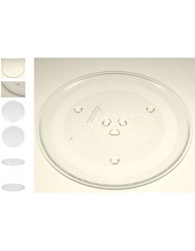 Plateau Tournant en Verre 27 cm pour Micro Onde Selecline