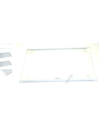 Ensemble Clayette En Verre Refrigerateur Blanc  50 cm X 35,5 cm pour Réfrigérateur Congélateur Samsung