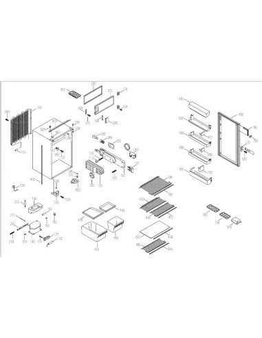 Balconnet Conserves pour Refrigerateur LIEBHERR