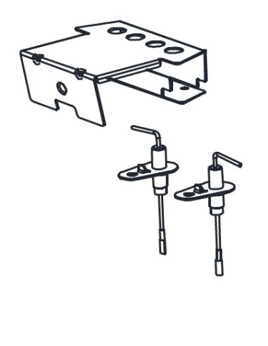 Électrode + Support pour Barbecue Figari / El Prado Campingaz