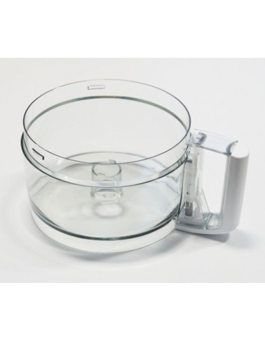 Bol en Plastique Poignée Blanche pour Robot Multifonction Compact 2100 Magimix 