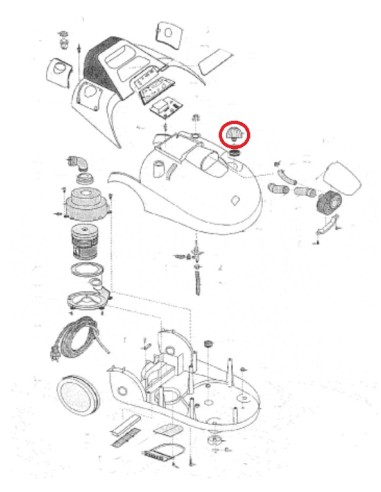 Bouchon pour nettoyeur vapeur Astoria 
