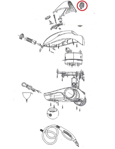 Bouchon pour Nettoyeur vapeur Astoria