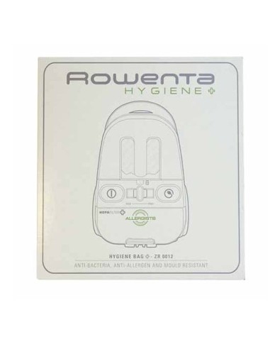 Lot de 4 sacs avec un filtre pour hygiene aspirateur Hygien + Rowenta.