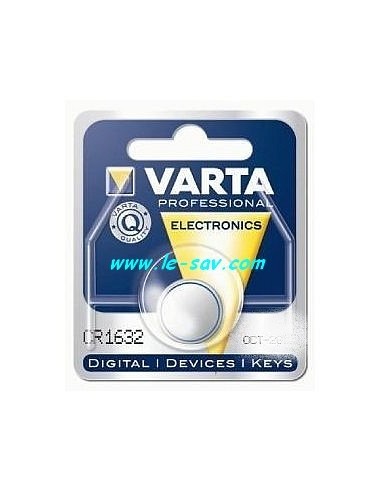 Pile Bouton lithium Varta CR 1632