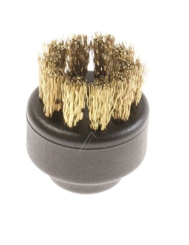 Brosse Ronde x3 en Laiton pour Nettoyeurs Vapeur Domena