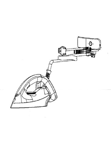 Fer avec cordon livré sans semelle Pour générateur vapeur Calor Opticord Pressing GV5106C0/23.