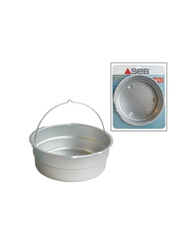 Panier Vapeur Rigide Aluminium pour Autocuiseur 245mm 8L / 10L Seb