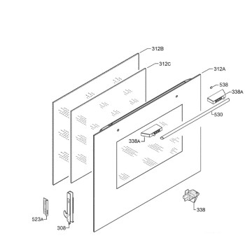 Douille Bute Poignee pour Four Electrolux