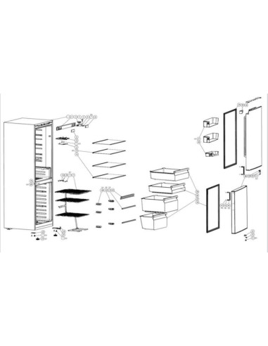 Joint RC Porte Refrigerateur pour Refrigerateur VALBERG