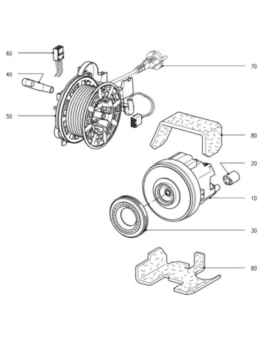 Ventilateur 120V pour Aspirateur MIELE