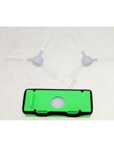 Kit Filtres x2 + Brossettes x2 pour Aspirateur Robot EXPLORER ROWENTA