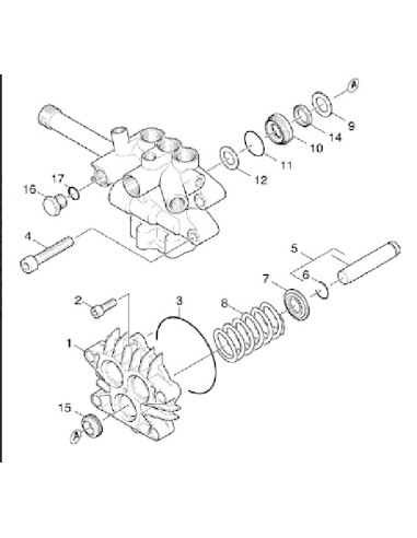VIS à Tete Cylindrique M10X70-8.8-A3E I pour Nettoyeur Haute Pression Karcher