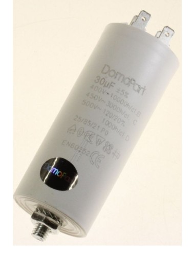 Condensateur Fixation écrou Central 30μF 400 V